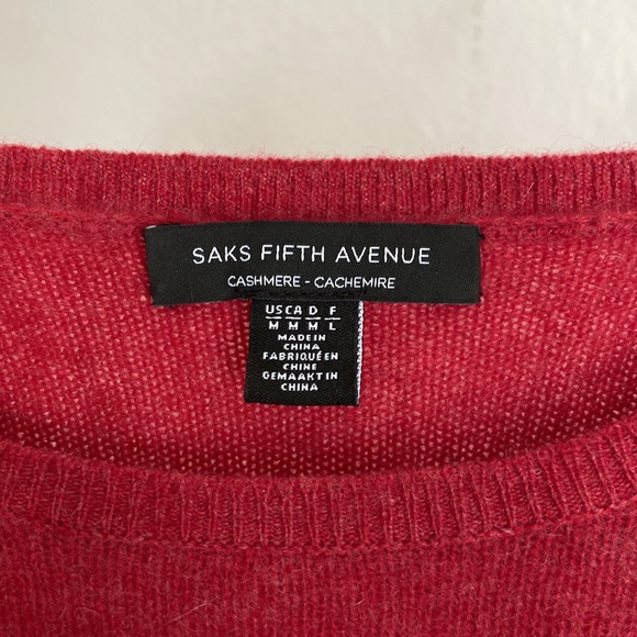 Saks Fifth Avenue 100% Cashmere Sweater - Picture 2 of 6